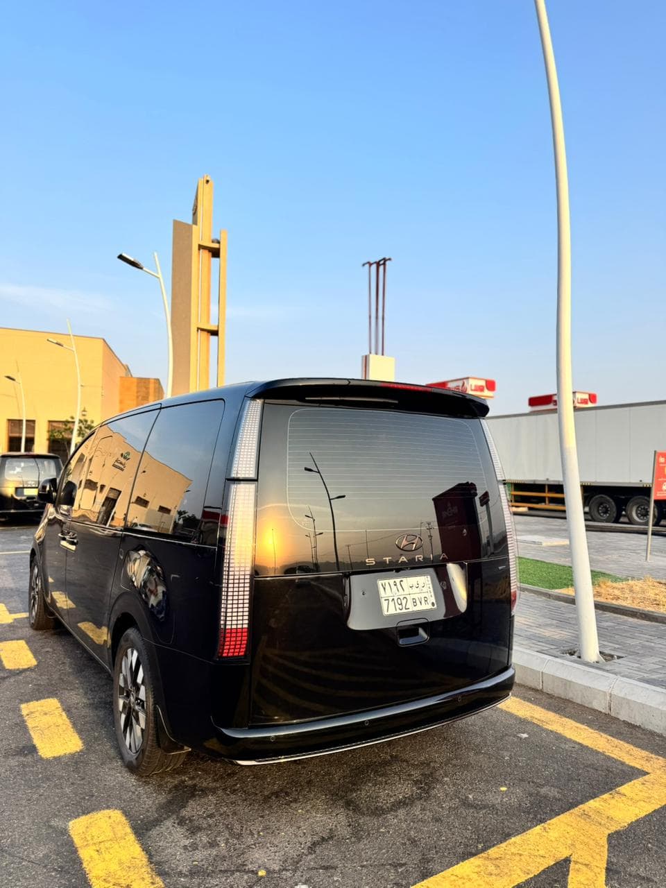 Hyundai Staria Black Edition Rear Profile